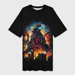 Женская длинная футболка РОКЗИЛЛА