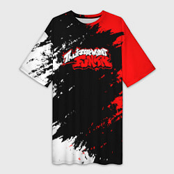 Женская длинная футболка Friday Night Funkin - логотип игры