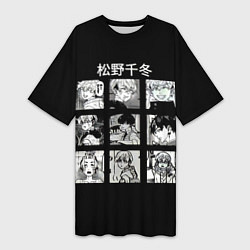 Женская длинная футболка Чифуя Матсуно хронология Токийские мстители