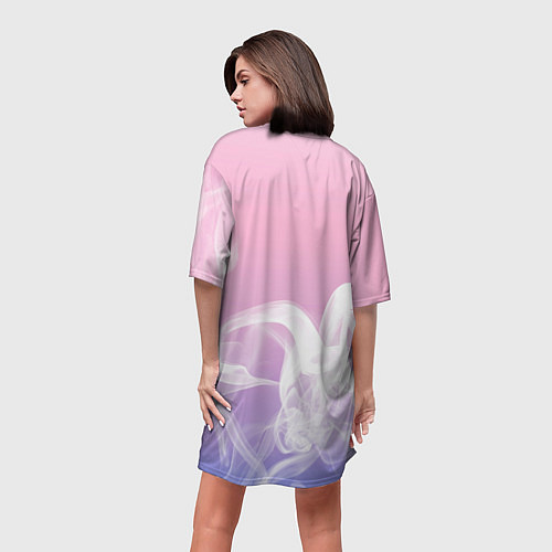 Женская длинная футболка Егор Крид Egor Kreed / 3D-принт – фото 4