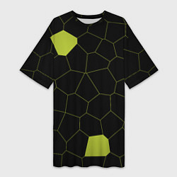 Женская длинная футболка Кожа рептилии