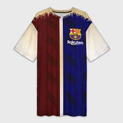 Женская длинная футболка Barcelona Форма