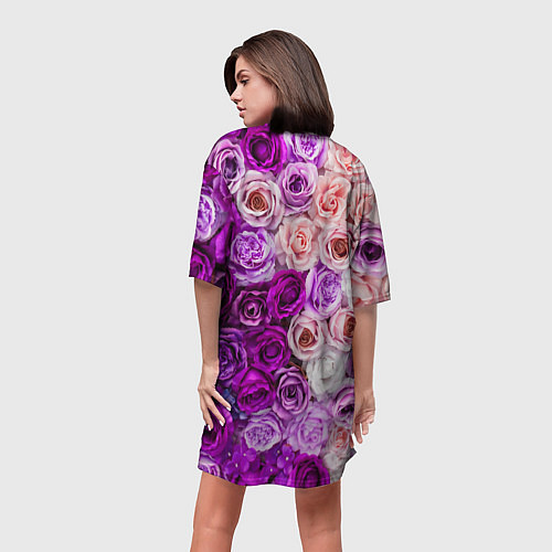 Женская длинная футболка Лучшая и восхитительная мама / 3D-принт – фото 4