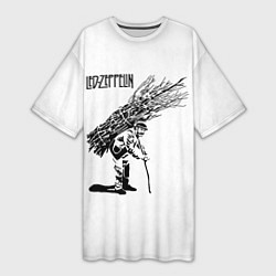 Женская длинная футболка Led Zeppelin IV