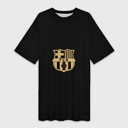 Женская длинная футболка Golden Barca