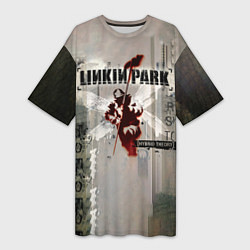 Женская длинная футболка Hybrid Theory Live Around The World - Linkin Park