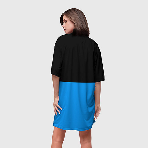 Женская длинная футболка ГОД ТИГРА 2022 / 3D-принт – фото 4