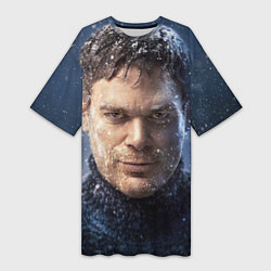 Женская длинная футболка Декстер Морган Новая Кровь