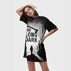 Футболка женская длинная The Long Dark игра, цвет: 3D-принт — фото 2