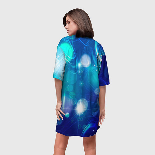 Женская длинная футболка Fang Фэнг Brawl Stars / 3D-принт – фото 4