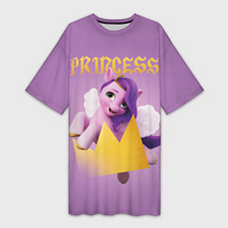 Женская длинная футболка Princess Pipp Petals