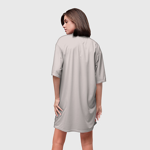 Женская длинная футболка Скавена / 3D-принт – фото 4
