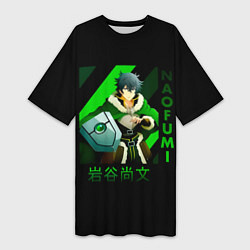Женская длинная футболка Naofumi - The Rising of the Shield Hero