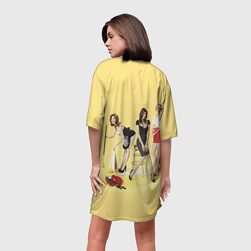Женская длинная футболка Desperate Housewives - sexy / 3D-принт – фото 4