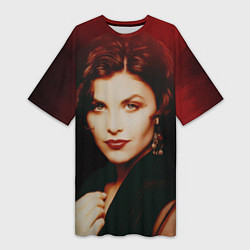 Женская длинная футболка Twin Peaks - Одри Хорн