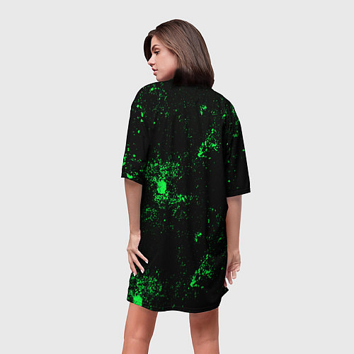 Женская длинная футболка MIKASA ACKERMAN АТАКА ТИТАНОВ 4 СЕЗОН / 3D-принт – фото 4