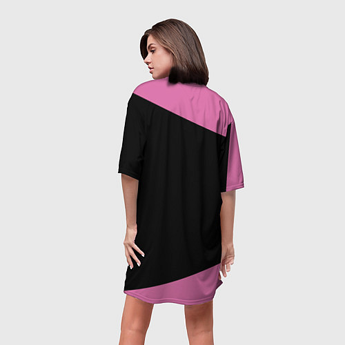 Женская длинная футболка ЛАЛАФАНФАН Графика / 3D-принт – фото 4