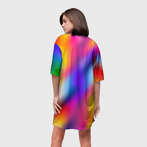 Женская длинная футболка Лалафанфан Lalafanfan Duck / 3D-принт – фото 4