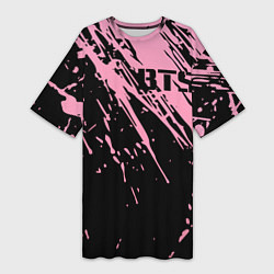 Женская длинная футболка BTS супер класс