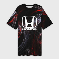 Женская длинная футболка Honda разводы