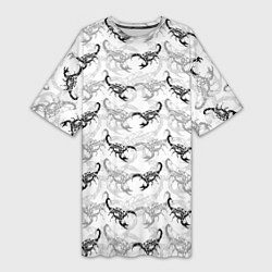 Женская длинная футболка Скорпионы - Scorpions