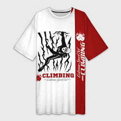 Женская длинная футболка Альпинизм Climbing