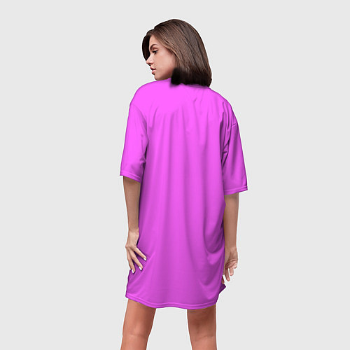Женская длинная футболка ДЖИНКС - JINX ARCANE / 3D-принт – фото 4