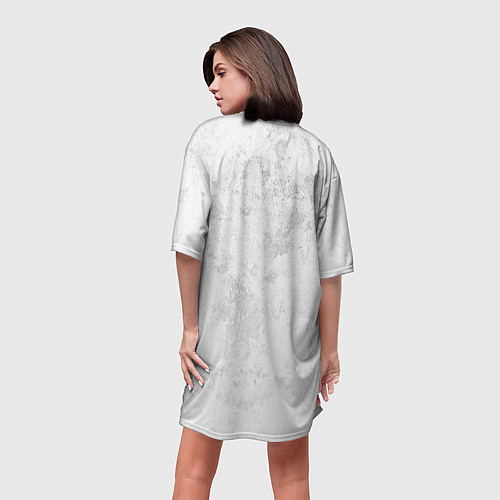 Женская длинная футболка BANKSY БУНТ RIOT БЭНКСИ / 3D-принт – фото 4