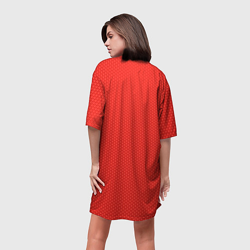 Женская длинная футболка Митсубиси / 3D-принт – фото 4