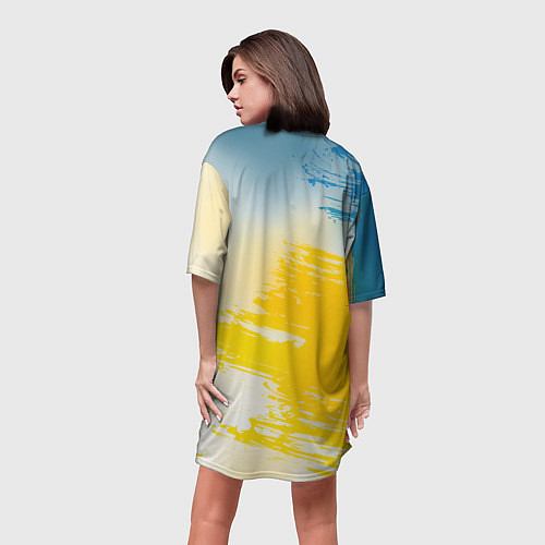 Женская длинная футболка Сфинктус / 3D-принт – фото 4