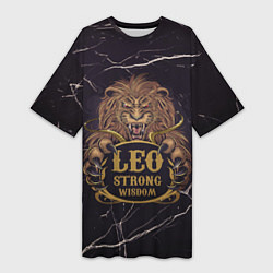 Женская длинная футболка LEO!