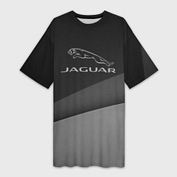 Женская длинная футболка JAGUR оттенки серого