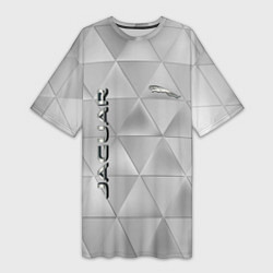 Женская длинная футболка JAGUR геометрические фигуры