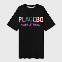 Женская длинная футболка Placebo Never Let Me Go