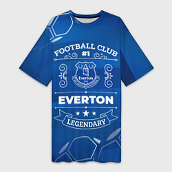 Женская длинная футболка Everton