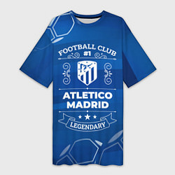 Женская длинная футболка Atletico Madrid FC 1
