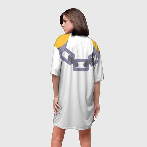 Женская длинная футболка Хочу на ручкинаручники / 3D-принт – фото 4