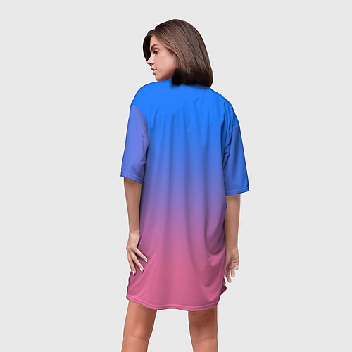 Женская длинная футболка Хагги Вагги и Кисси Мисси / 3D-принт – фото 4