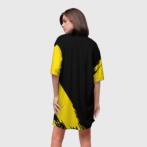 Женская длинная футболка Wu-tang clan логотип / 3D-принт – фото 4