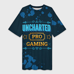 Футболка женская длинная Uncharted Gaming PRO, цвет: 3D-принт