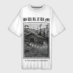 Женская длинная футболка In the arms of darkness - Burzum