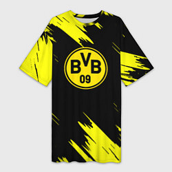 Женская длинная футболка Borussia texture