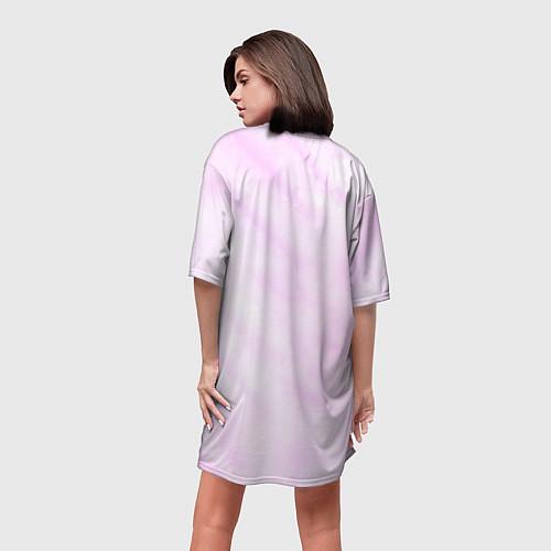 Женская длинная футболка POPPY PLAYTIME HAGGY WAGGY МИЛАШКА ХАГГИ ВАГГИ / 3D-принт – фото 4