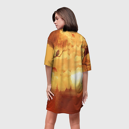 Женская длинная футболка Hello Neighbor Привет сосед Сосед с лопатой / 3D-принт – фото 4