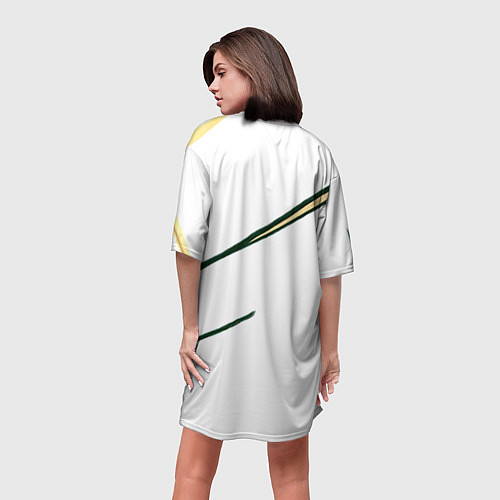 Женская длинная футболка Человек и чувства / 3D-принт – фото 4