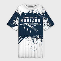 Женская длинная футболка Bring Me the Horizon рана