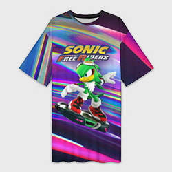 Женская длинная футболка Jet-the-hawk - Sonic Free Riders