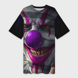 Женская длинная футболка Free Fire - Клоун