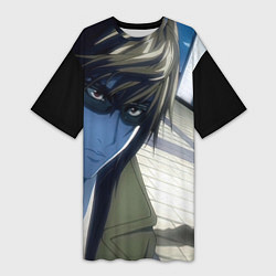 Женская длинная футболка Death Note - Тэру Миками