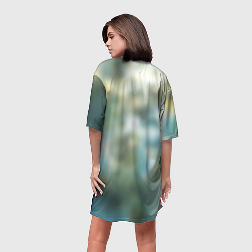 Женская длинная футболка Нахида с фотоаппаратом / 3D-принт – фото 4
